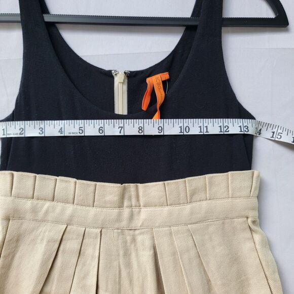BCBGeneration Beige Black Color Block Scoop Neck Sleevless Dress 2 - Picture 13 of 13